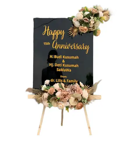 Papan Bunga Akrilik Tigaraksa